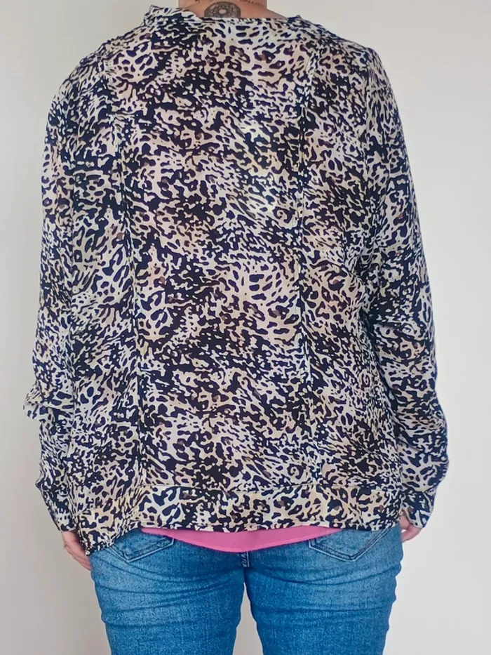 blouse leopard T46 - photo numéro 3