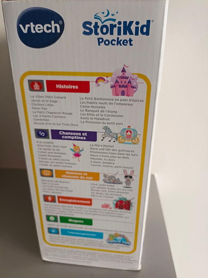 Storikid pocket gris, Conteur d'histoires interactif+ housse de protection rose - photo numéro 5