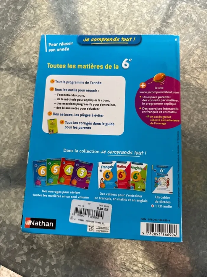 Livre toutes les matières sixième - photo numéro 3