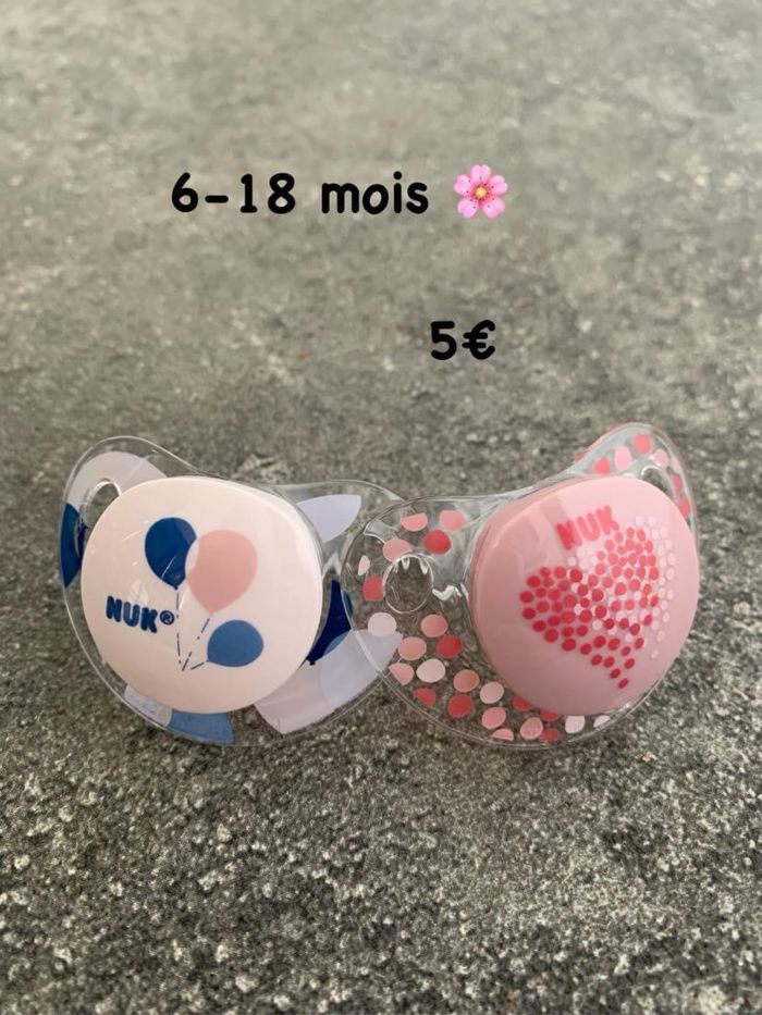 Tétines 👶 6-18 mois 👶 Nuk