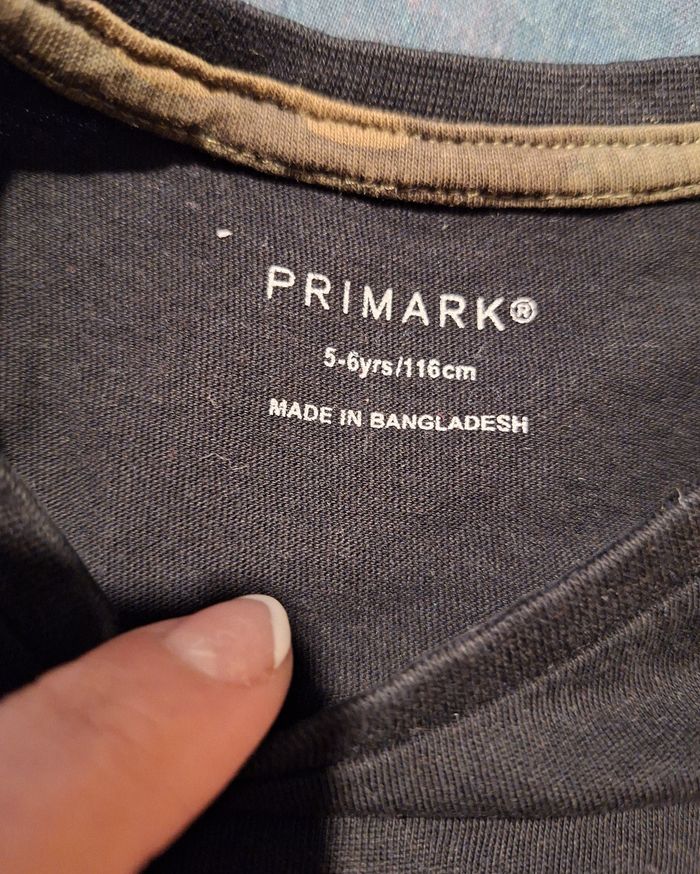 Tee-shirt manches longues Primark 5-6 ans - photo numéro 3