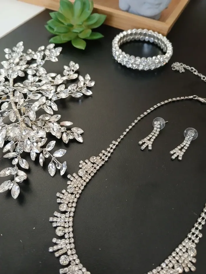 Lot bijoux et accessoires de cheveux Mariage🌿🎉 - photo numéro 8