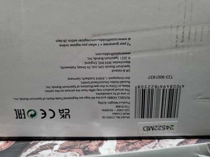 Multicuiseur RUSSEL HOBS Neuf. - photo numéro 2