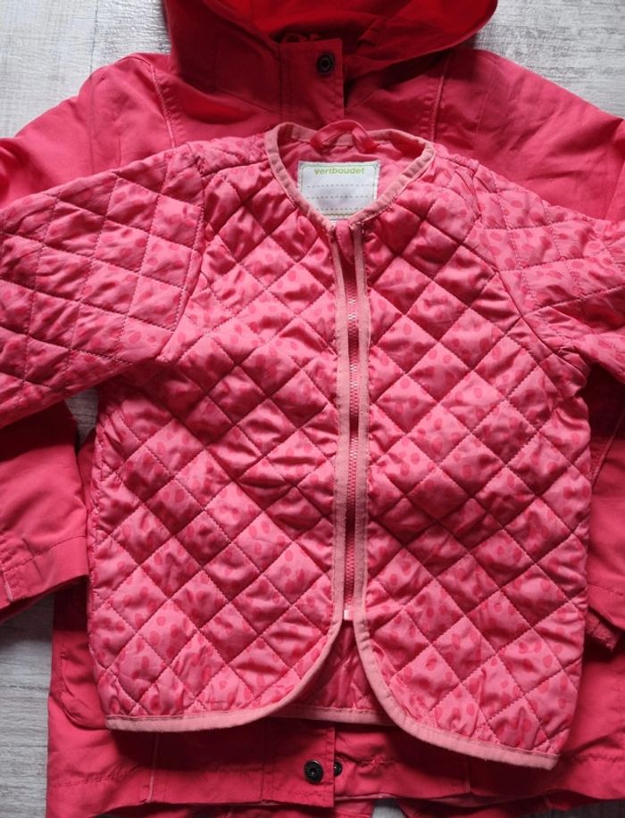 Parka imperméable 3 en 1 vertbaudet 7 ans - photo numéro 4
