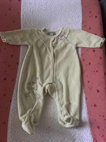 Pyjama bébé fleurs