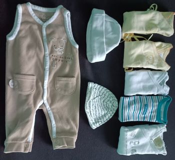 Lot naissance, 1 mois et 3 mois garçon