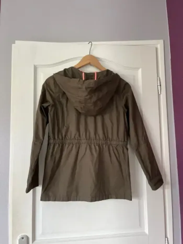 Veste légère fille – Gemo – Kaki – 12 ans - photo numéro 4