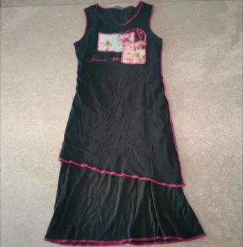 Robe sans manches noire femme S 36