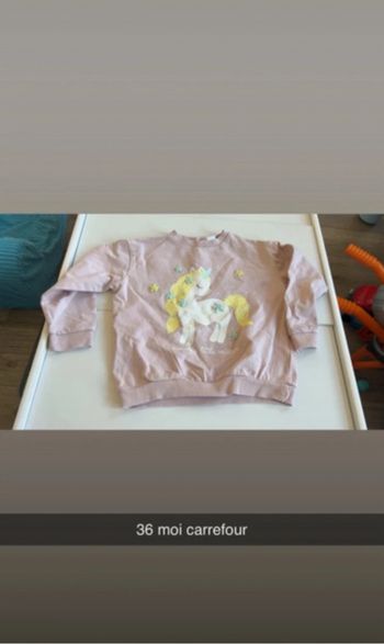 Pull licorne fille
