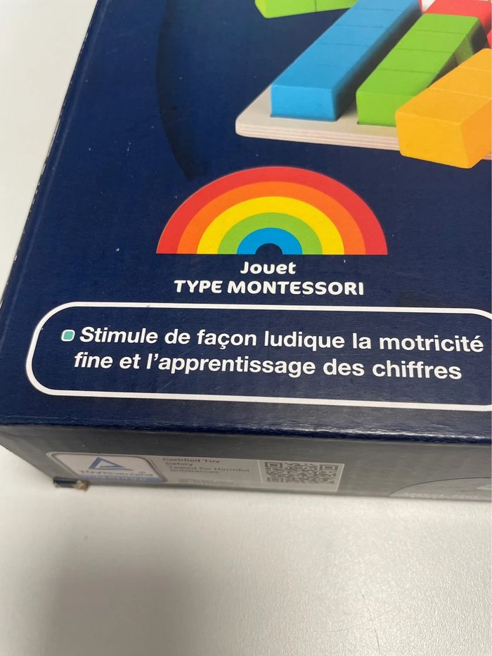 Jeu de calcul et de comptage Playtive Jouets de motricité Montessori en bois - photo numéro 4