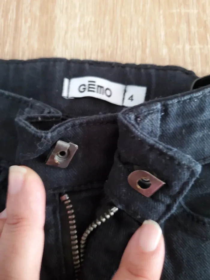 Jeans Gemo noir 4 ans - photo numéro 3