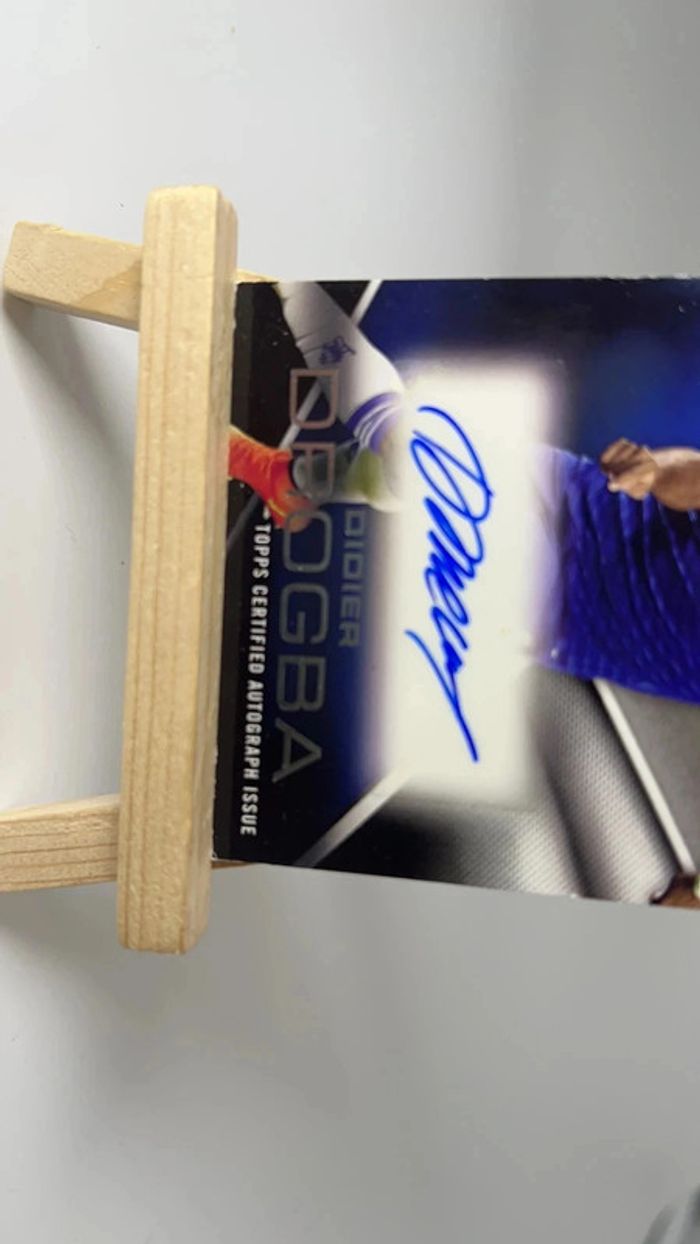 2014-15 Topps Premier Gold - #PA-DD Didier Drogba Premier Auto Chelsea FC - photo numéro 2