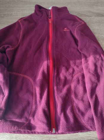 Veste polaire fille taille 6 ans queshua