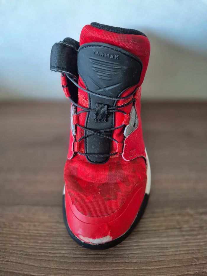 Chaussures basket-ball pointure 34 rouge - photo numéro 8