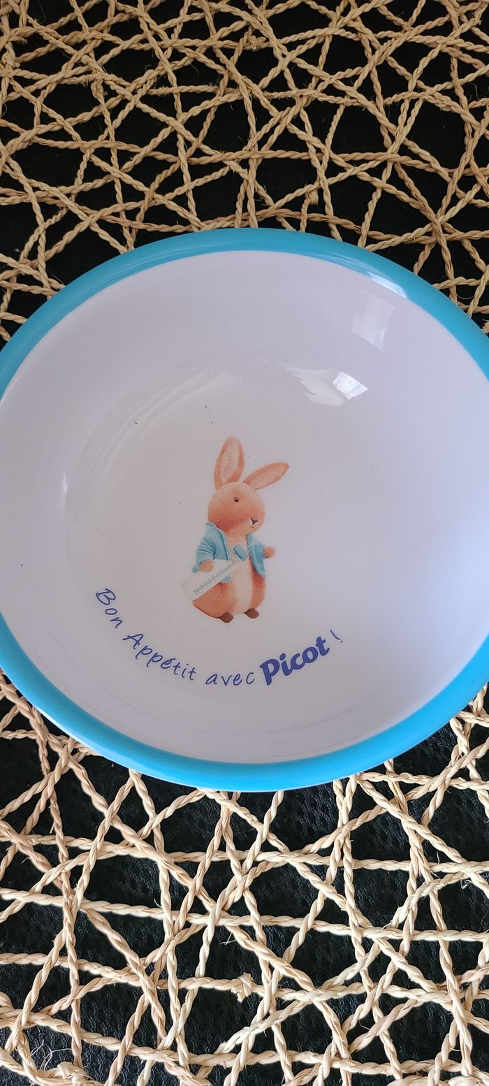 assiette enfant picot