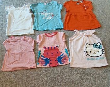 Lot tee-shirts 9 mois 