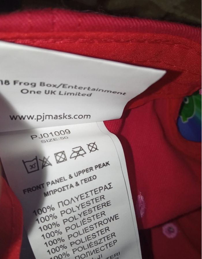 Casquette pyjamasques fille taille 50 - photo numéro 2