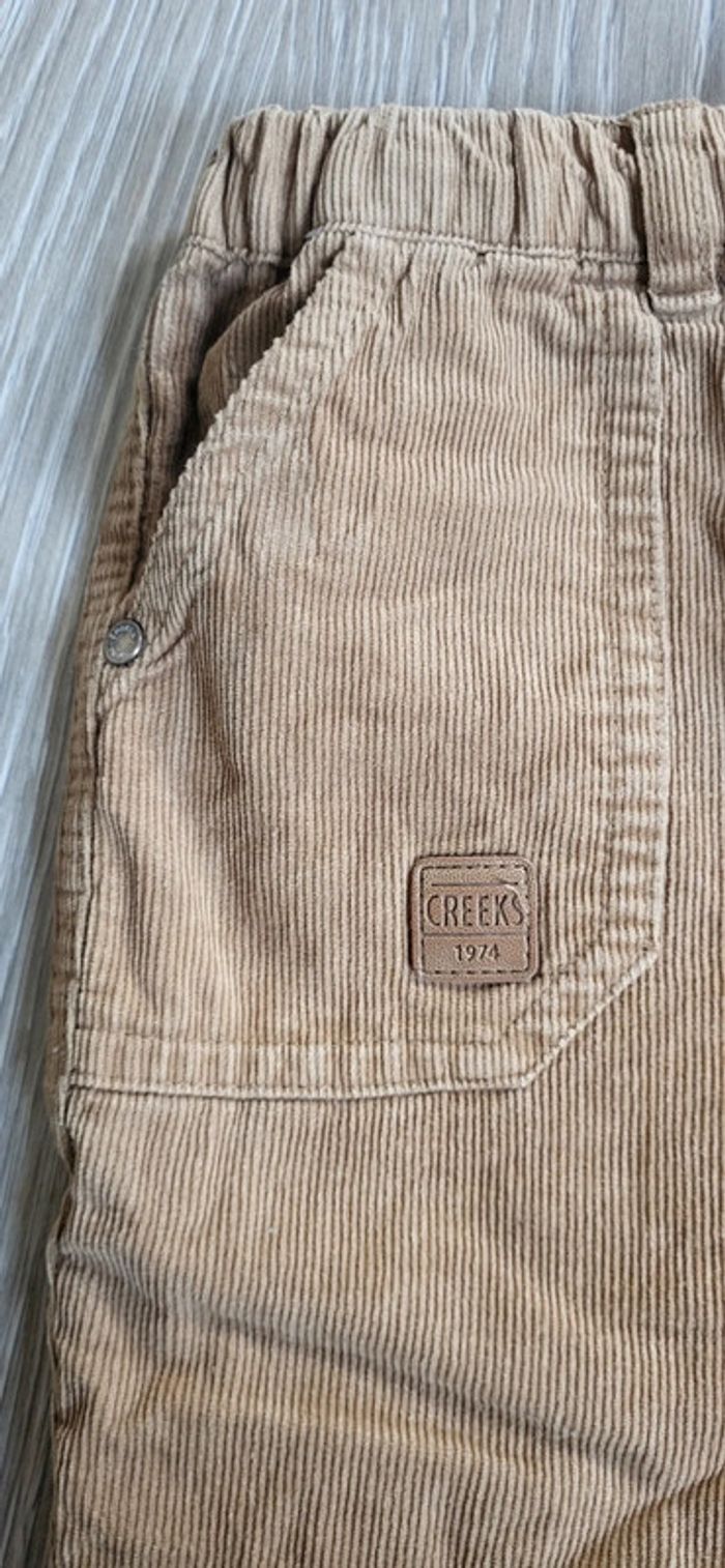 Pantalon velours côtelé creeks 24 mois - photo numéro 2