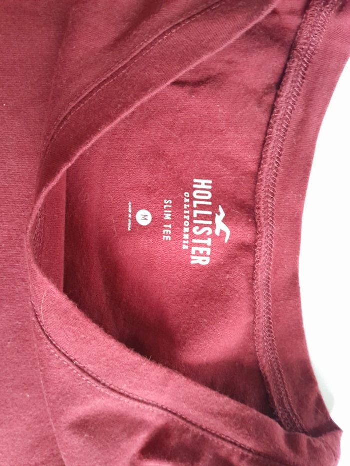 Tee shirt hollister marqué en sequins taille M - photo numéro 3