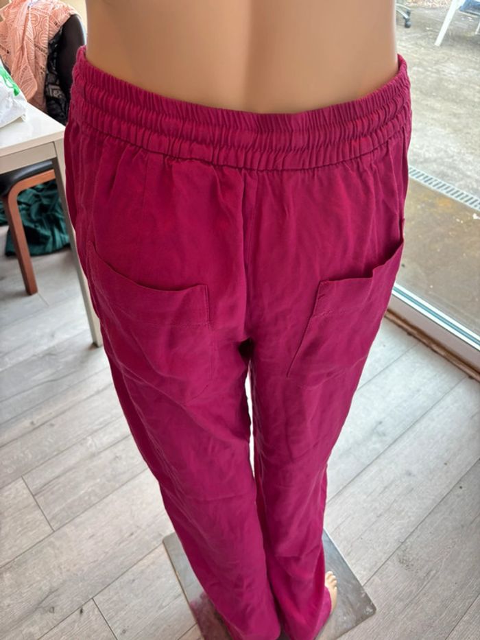 Pantalon droit en coton neuf Zara - photo numéro 8