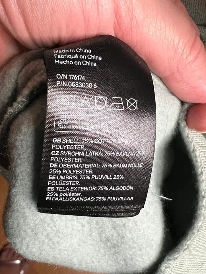 Pull sweat oversize neuf avec étiquette H&M vert manches volantées satin taille XL chaud - photo numéro 6