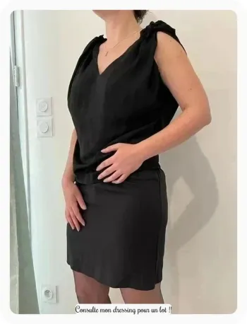 Robe noire ikks taille 36