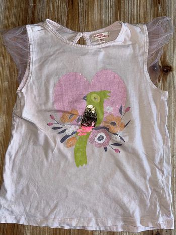 Débardeur oiseau du pareil au même 8 ans