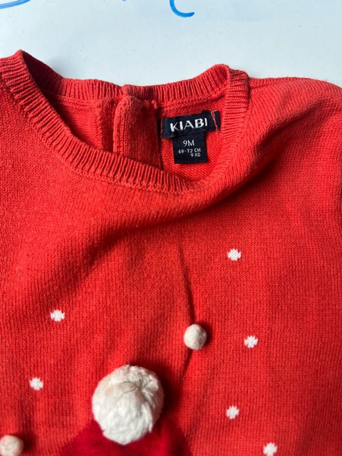 Pull de Noël Kiabi 9 mois - photo numéro 3