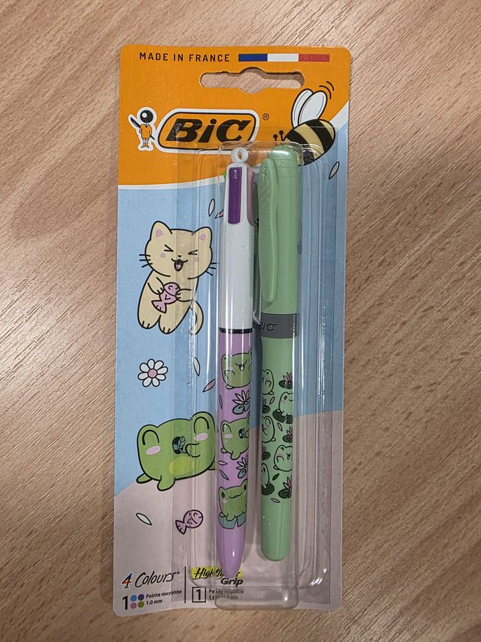 1 stylo 4 couleurs + 1 surligneur - photo numéro 6