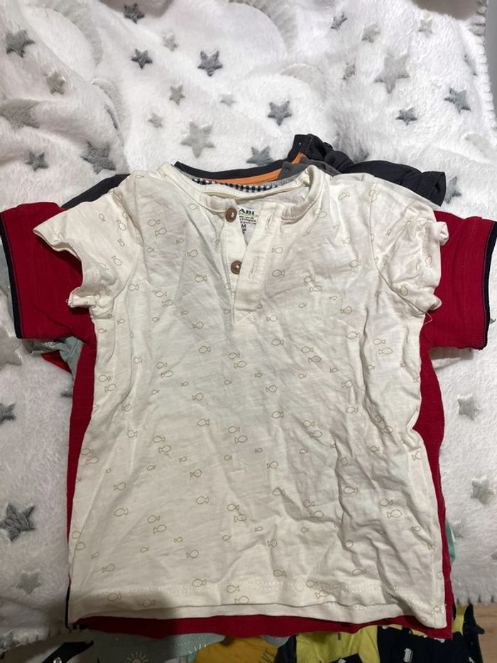 Lot 10 T-shirt 18 mois - photo numéro 2