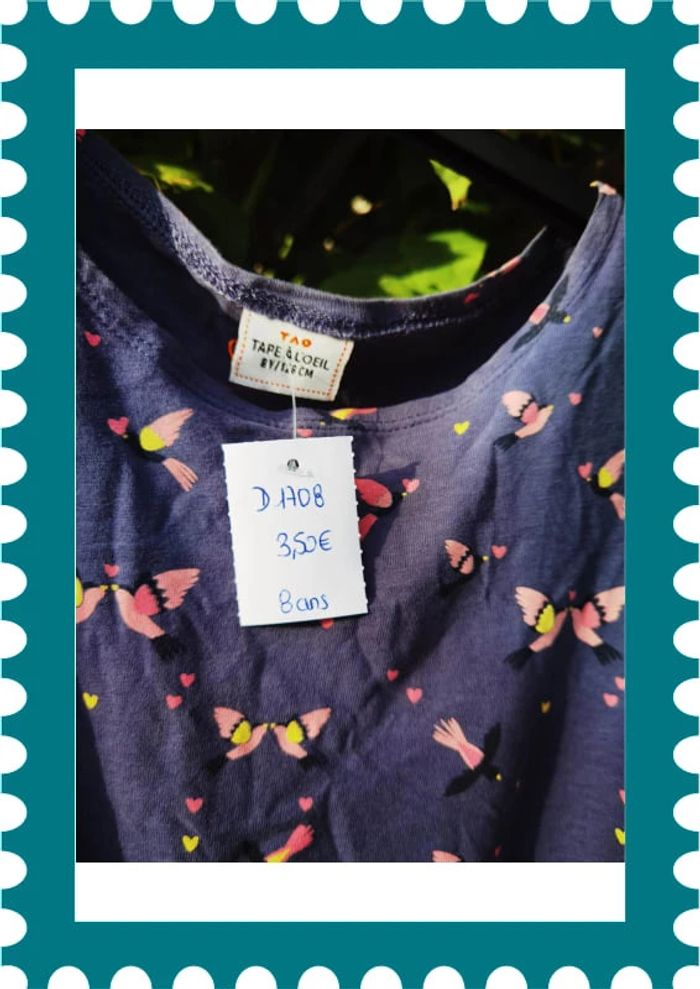 D1708 - robe fille 8 ans - photo numéro 3
