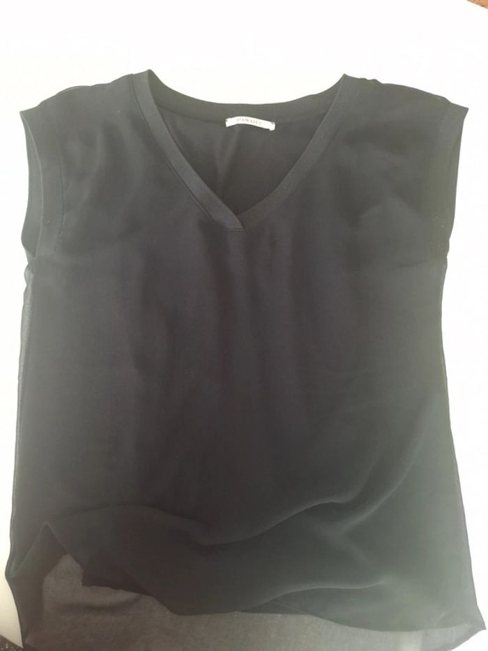 Top noir Camaïeu taille 36 - photo numéro 3