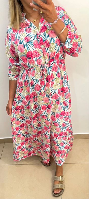 Robe à fleurs longue Taille L-XL