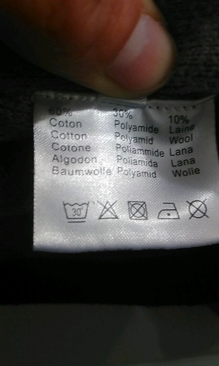 Veste gilet femme gris chiné taille 38 tbs      12 - photo numéro 6