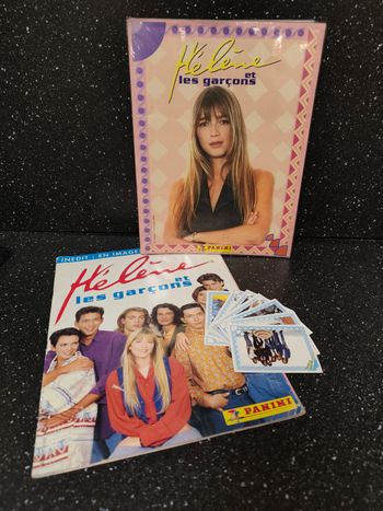 Lot Panini Vintage Hélène Et Les Garçons 1994 Cartes Complet Stickers Incomplet