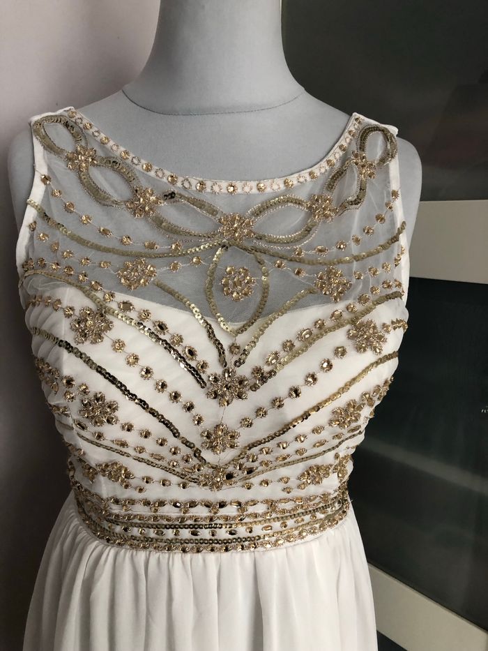 Robe de soirée blanche - photo numéro 3