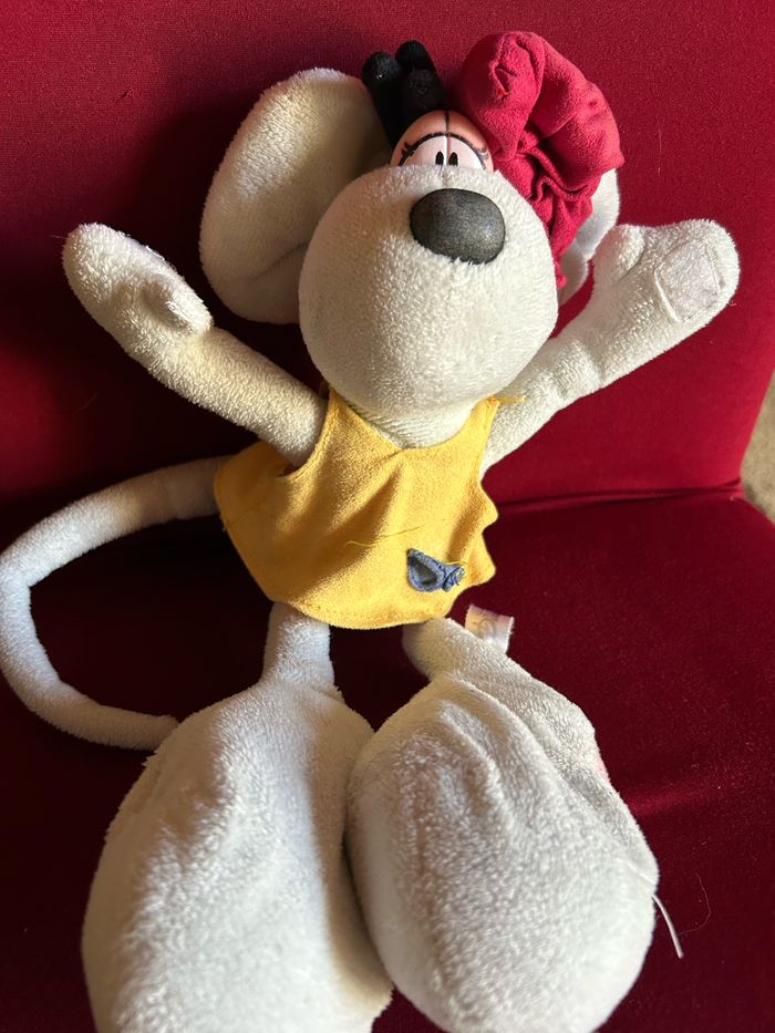 Peluche Diddl robe jaune