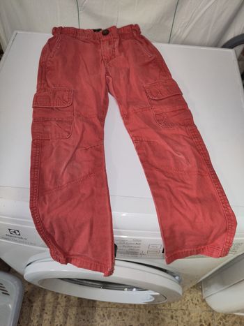 Jean rouge regular Kiabi 6 ans 