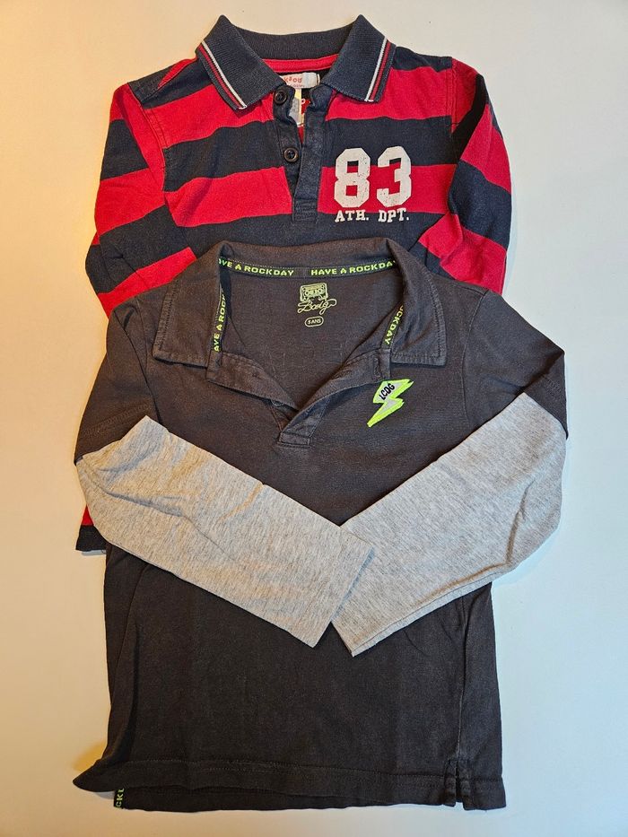 Lot polo manches longues