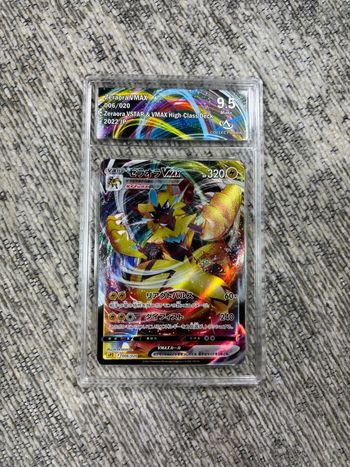 Carte Pokémon Zeraora VMAX Japonaise Gradée Collect Aura 9.5