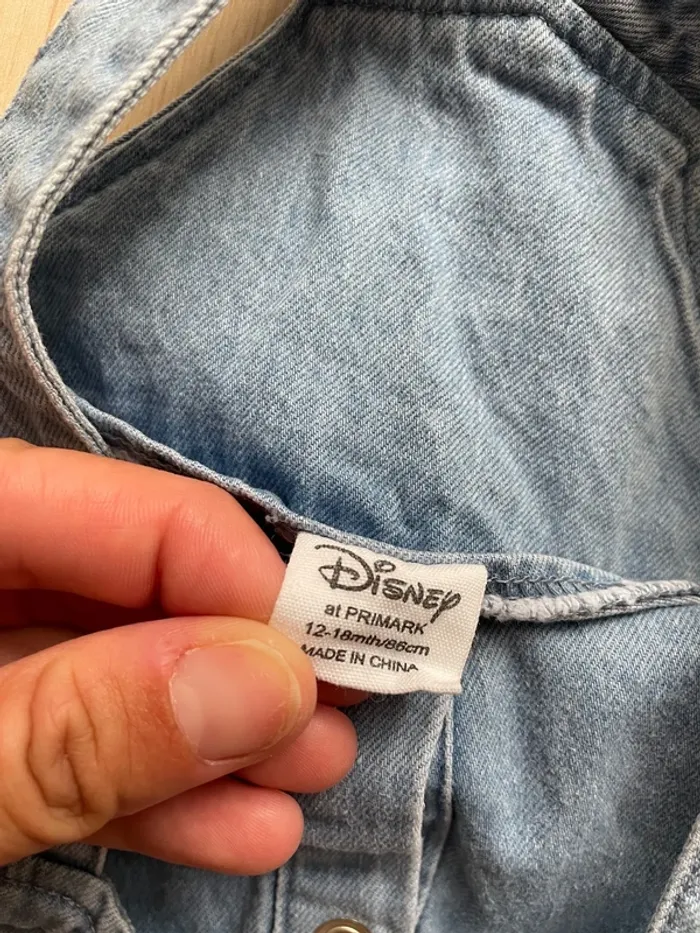 Robe jeans bébé fille Minnie 18 mois - photo numéro 3