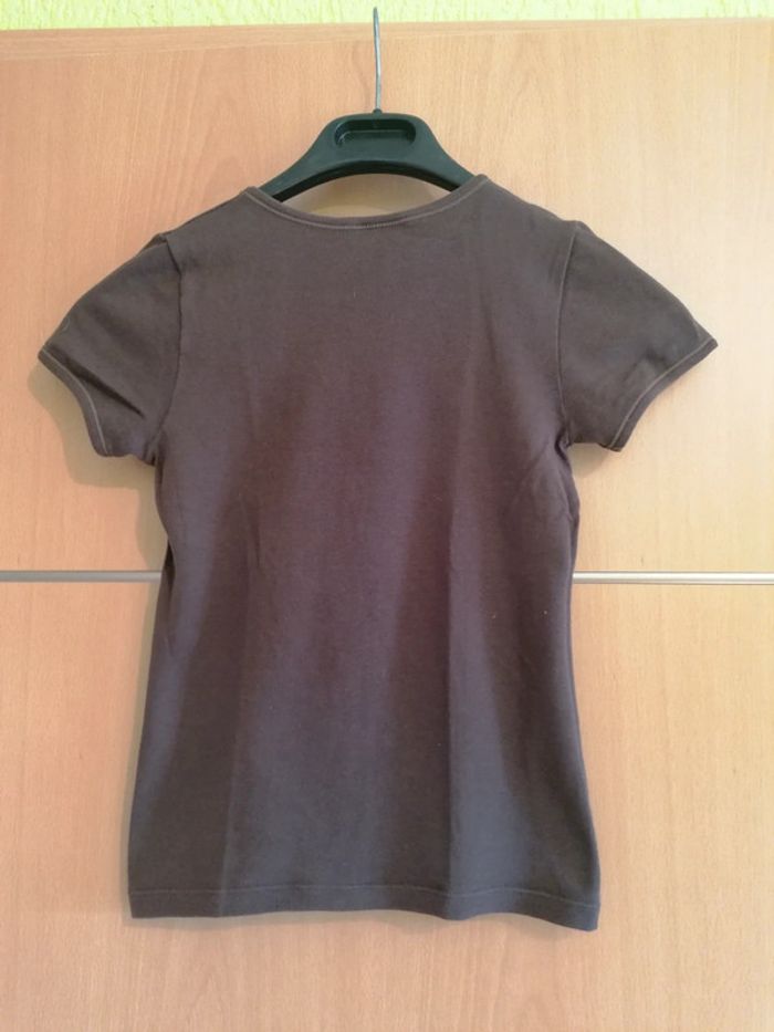 T-shirt DIM chocolat - photo numéro 3