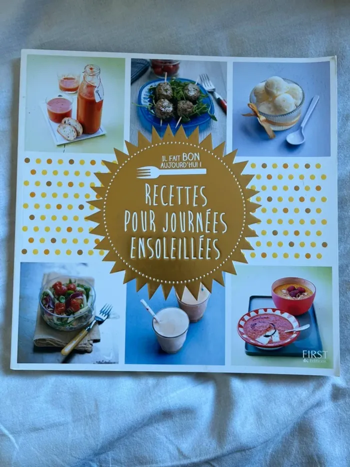 Livre Cuisine : Recettes pour journées ensoleillées