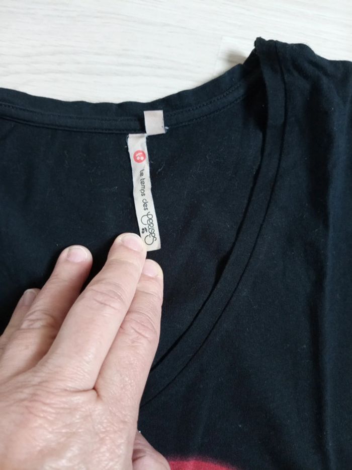 T shirt vintage le temps des cerises - photo numéro 2