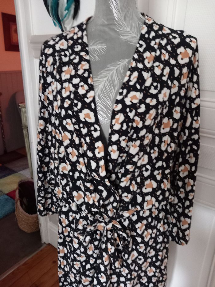 Peignoir À  Fleurs Kiabi Taille XL - photo numéro 2