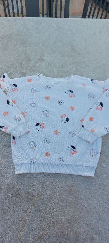 Joli sweat léger fantaisie fille 5 ans