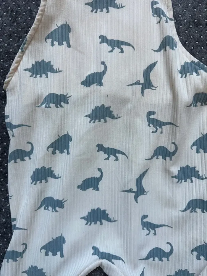 Salopette combi short dinosaure 12/18 mois 86 cm - photo numéro 3