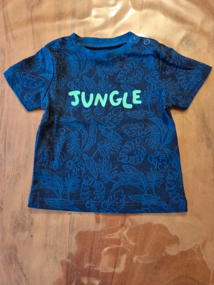 T-shirt manches courtes "Jungle" 3 mois