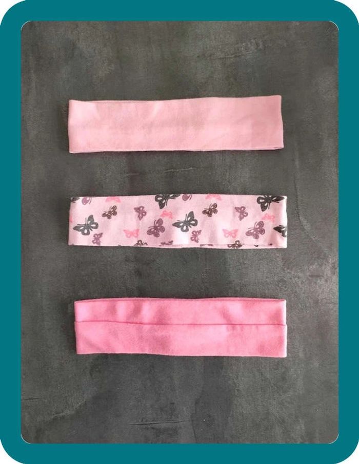 3 bandeaux cheveux (1-3 mois +3-6 mois)