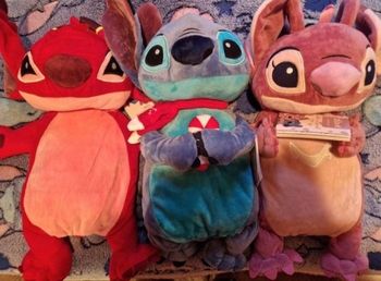 Bouillotte Stitch, Angel et Leroy